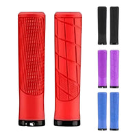 Puños Bicicleta Comfort Mtb/enduro/urbano Ergonomico Lock-on Rojo