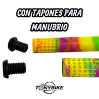 Puños Bmx Gorila Camuflaje Clown Tapon 160mm