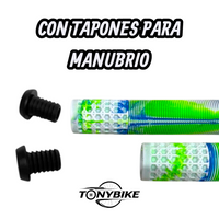 Puños Bmx Gorila Camuflaje Clown Tapon 160mm