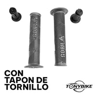 Par De Puños Gorila Jumper Para Bicicleta Bmx Con Dona Gris