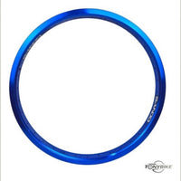 Aro de bicicleta Sando de 20 pulgadas en aluminio azul brillante, resistente y ligero para BMX de TONYBIKESGDL
