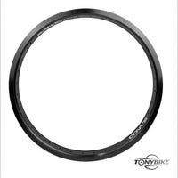 Aro de bicicleta Sando rodado 20 en aluminio negro mate de TONYBIKESGDL para mayor resistencia y estabilidad.