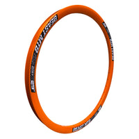 Aro de bicicleta de montaña TONYBIKESGDL de 29 pulgadas en color naranja vibrante con diseño de doble capa y 36 agujeros