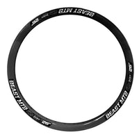 Aro para bicicleta de montaña TONYBIKESGDL Beast MTB de 26 pulgadas en color negro mate con gráficos blancos