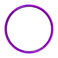 Aro TONYBIKESGDL para bicicleta de montaña rodado 29 en color morado vibrante con diseño resistente y ligero