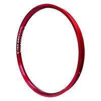 Aro para bicicleta rodado 29 de TONYBIKESGDL en color rojo brillante, diseñado para alta resistencia y durabilidad.