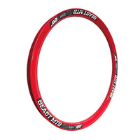 Aro para bicicleta de montaña TONYBIKESGDL Beast MTB de 26 pulgadas en color rojo brillante para dirt jump