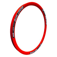 Aro TONYBIKESGDL para bicicleta de montaña rodado 29 en color rojo con diseño de doble capa y 36 orificios