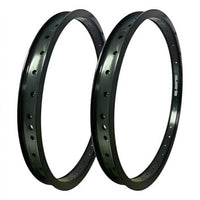 Par de aros para bicicleta TONYBIKESGDL Harl Components de aluminio en color negro mate de alta resistencia