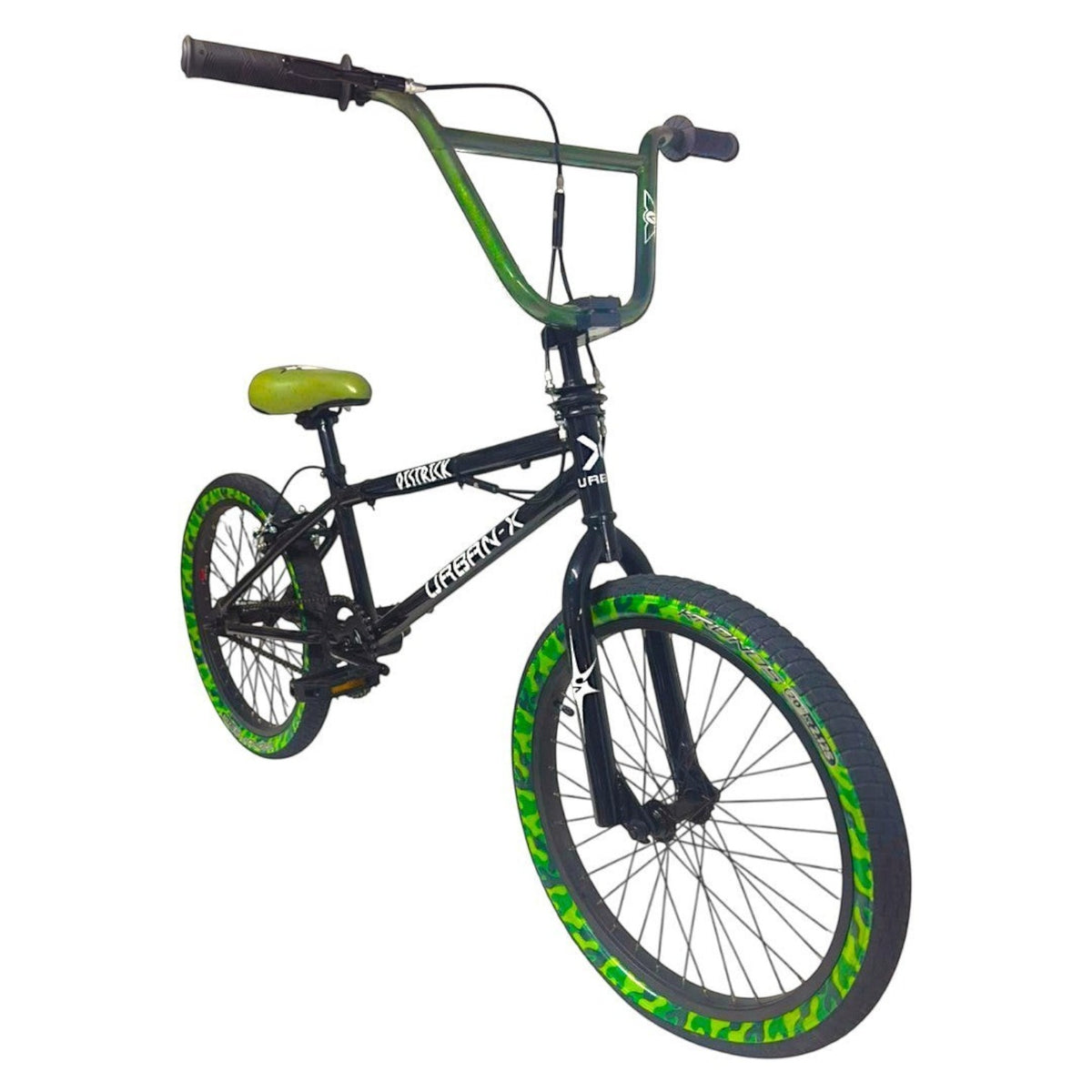 Bicicleta Rodado 20 Urban-x Americana Paseo Con Rotor Verde