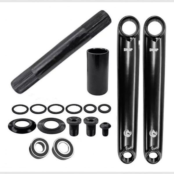 CENTRO MID 48TX22 175MM CON AMERICANA A MID PALANCA NEGRAS DRAGON BIKES