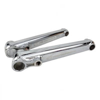Juego de bielas cromadas Hard Components para bicicleta BMX de TONYBIKESGDL con diseño robusto y acabado brillante