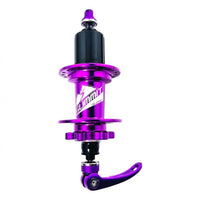 Buje trasero TONYBIKESGDL Summit de aluminio anodizado morado para bicicleta de montaña con cierre rápido incluido