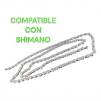 Cadena de transmisión TONYBIKESGDL de acero inoxidable para bicicleta de montaña, compatible con sistemas Shimano