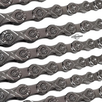 Cadena TONYBIKESGDL de 10 velocidades para bicicleta de montaña, fabricada en acero cromado brillante y resistente.