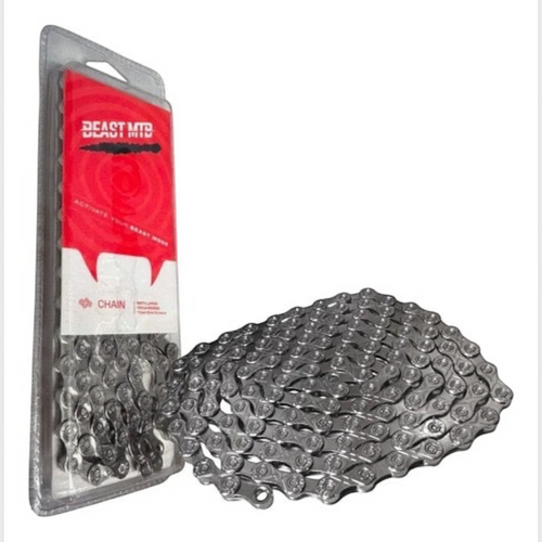 Cadena TONYBIKESGDL de 10 velocidades para bicicleta de montaña, fabricada en acero cromado resistente y duradero.