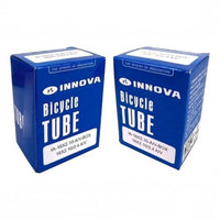 Cajas de cámaras de aire Innova para bicicleta de TONYBIKESGDL, medidas 16x2.10 a 2.4 con válvula tipo auto