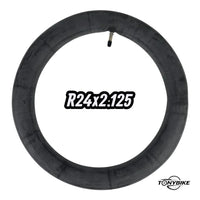 Cámara de butilo TONYBIKESGDL para bicicleta rodada 24x2.125 con válvula americana de 35 mm