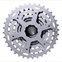 Cassette de piñones plateado de acero para bicicleta de montaña TONYBIKESGDL con diseño de alta precisión