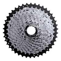 Cassette de piñones LTWOO para bicicleta de montaña TONYBIKESGDL en acero plata y negro de alta resistencia