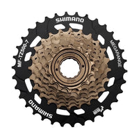 Cassette de 7 velocidades Shimano MF-TZ500-7 con tecnología MegaRange de TONYBIKESGDL en acero resistente