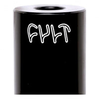 Clavija de acero TONYBIKESGDL para bicicleta BMX en color negro con logo grabado para trucos y grinds