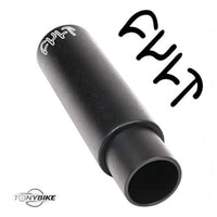 Clavija para BMX TONYBIKESGDL Cult de color negro mate con logo grabado, ideal para grinds en street y park.