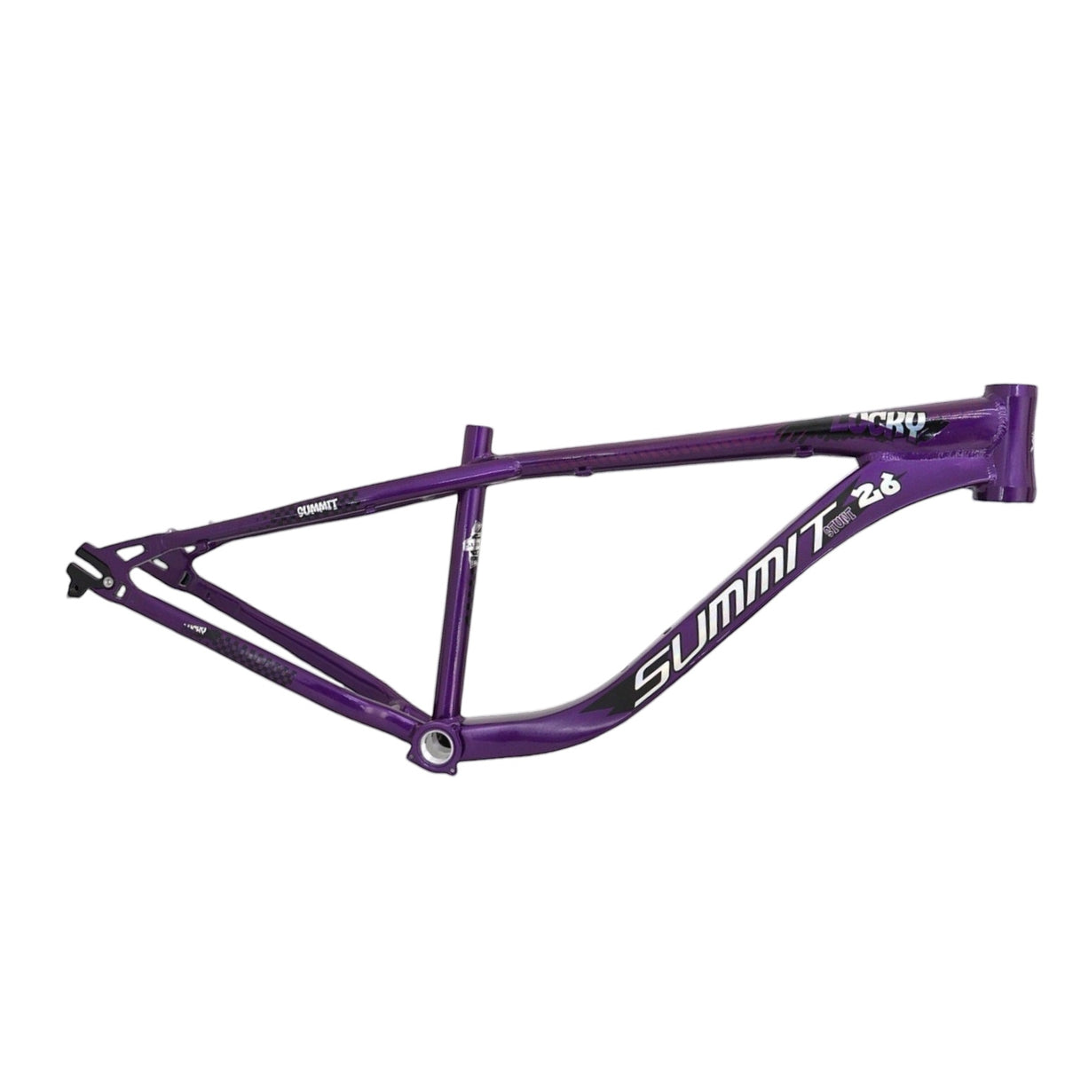 CUADRO DE BICICLETA ALUMINIO SUMMIT LUCKY R26 STUNT MORADO