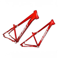 Cuadro de bicicleta de montaña TONYBIKESGDL Summit Rebel rígido en color rojo brillante con diseño aerodinámico