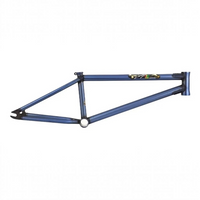 Cuadro profesional para bicicleta BMX TONYBIKESGDL en color azul mate con geometría de alta resistencia