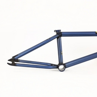 Cuadro TONYBIKESGDL para bicicleta BMX en color azul mate con diseño de alta resistencia y geometría profesional.
