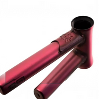 Cuadro profesional para bicicleta BMX TONYBIKESGDL en color burdeos metalizado con detalles grabados y diseño robusto