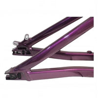 Cuadro de bicicleta TONYBIKESGDL VGBikes Xicnal para dirt jump en aluminio púrpura metalizado con punteras reforzadas