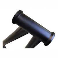 Cuadro y horquilla de bicicleta BMX TONYBIKESGDL en color negro mate con diseño resistente para trucos y saltos