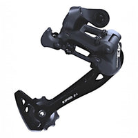 Desviador trasero TONYBIKESGDL de 8 velocidades en color negro mate para bicicleta de montaña con diseño resistente