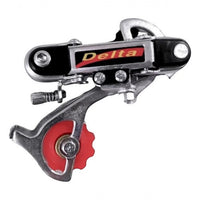 Desviador trasero TONYBIKESGDL Delta de metal con polea roja para bicicleta de montaña
