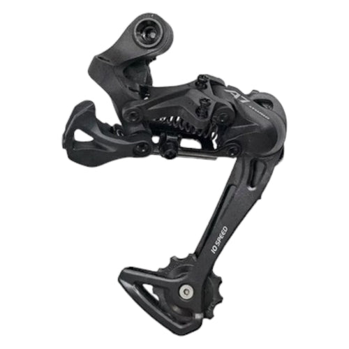 Desviador trasero TONYBIKESGDL de 10 velocidades en color negro mate con caja media para bicicleta de montaña