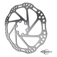 Disco de freno TONYBIKESGDL de 160 mm en acero inoxidable con diseño ventilado para bicicleta de montaña