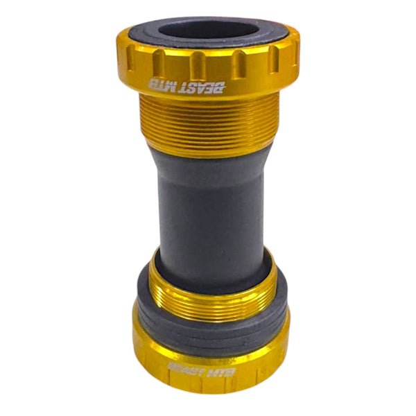 EJE CON BALERO SELLADO HUECO BOTTOM BRACKET BEAST 1.37x24t DORADO