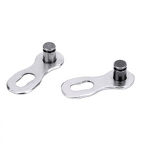 Eslabones de conexión rápida plateados para cadena de bicicleta TONYBIKESGDL, resistentes a la corrosión