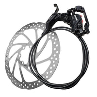 Sistema de frenos hidráulicos TONYBIKESGDL para MTB con disco de 160 mm y maneta de aluminio en color negro