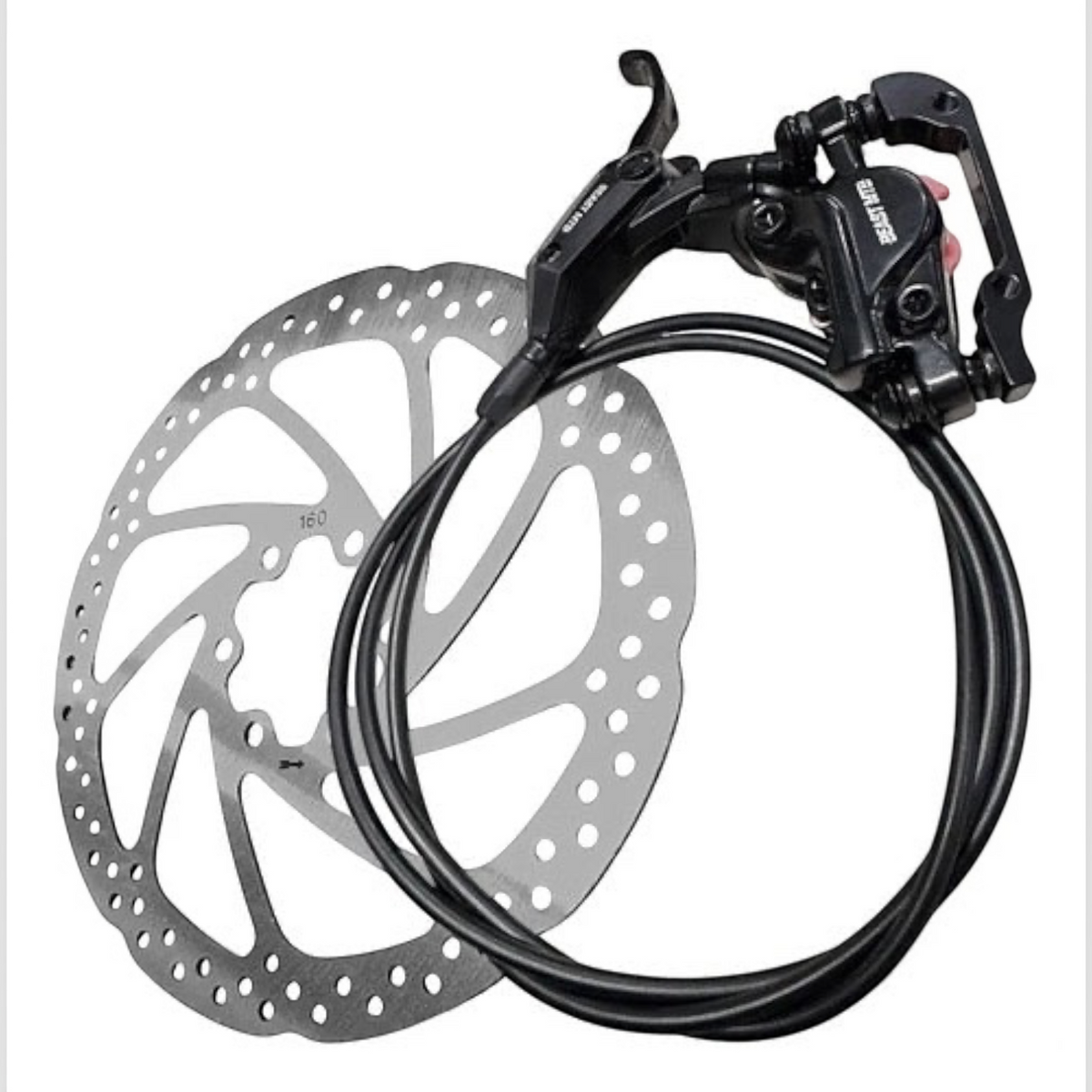 FRENO DISCO HIDRAULICO BEAST DELANTERO Y TRASERO DE COLORES NEGRO