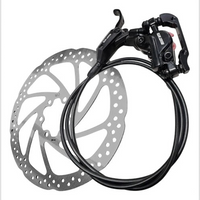 Kit de frenos hidráulicos TONYBIKESGDL para bicicleta de montaña con disco de 160 mm y pinza de aluminio negra