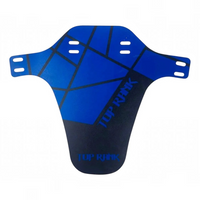 Guardabarros TONYBIKESGDL Top Rank azul y negro de polipropileno para bicicleta de montaña con diseño geométrico