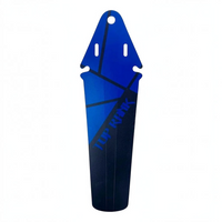 Guardabarros TONYBIKESGDL Top Rank azul de polipropileno para bicicleta de montaña con diseño geométrico moderno
