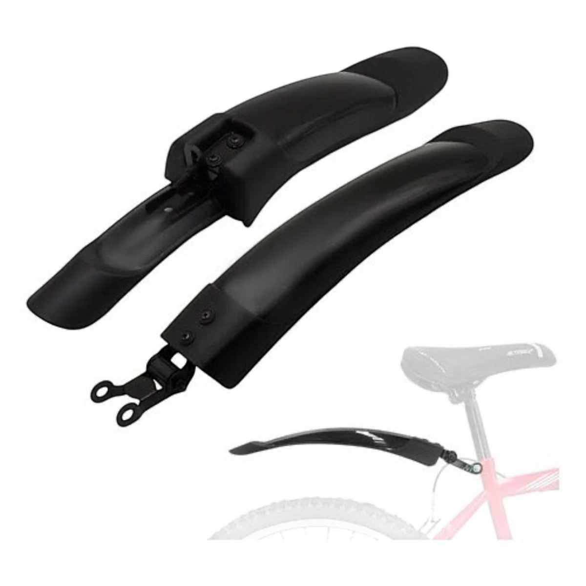 SALPICADERAS MTB PVC NEGRA R-24-R-26