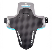 Guardabarros flexible TONYBIKESGDL Jamer para MTB con patrón de fibra de carbono y detalles en azul