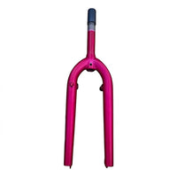 Horquilla rígida TONYBIKESGDL para bicicleta BMX en color rosa brillante con soportes de freno integrados