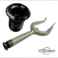 Horquilla TONYBIKESGDL para bicicleta BMX en color verde oliva con perno de compresión negro