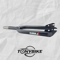 Horquilla rígida Gorila de acero negro mate para bicicleta BMX de TONYBIKESGDL